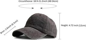 img 3 attached to 🧢 Classic Baseball Vintage Adjustable Boys' Accessories by HH HOFNEN: Timeless Style for Active Little Athletes