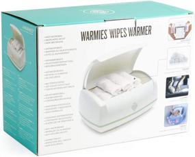 img 2 attached to 🧻 Prince Lionheart Warmies Wipes Warmer for Reusable Cloth Wipes with Soft Glow Nightlight, Includes 1 everFRESH Pillow and 4 Warmies Cloth Wipes