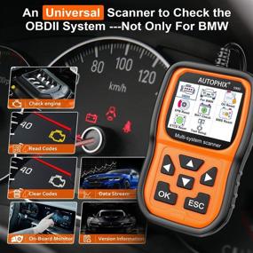 img 1 attached to 🚗 Autophix 5900: Pro OBD2 Scanner Code Reader for BMW Mini with Multi-System Diagnostic Scan Tool - ABS/Transmission/BMS/PCM/EPB/SAS/Oil Reset Battery Registration