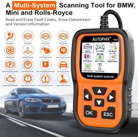 img 2 attached to 🚗 Autophix 5900: Pro OBD2 Scanner Code Reader for BMW Mini with Multi-System Diagnostic Scan Tool - ABS/Transmission/BMS/PCM/EPB/SAS/Oil Reset Battery Registration