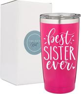 темно-синий узел best sister tumbler логотип