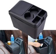 🚗 универсальная мусорка для автомобиля и многофункциональный ящик для хранения с держателем для кружки - идеальный органайзер для автомобиля логотип
