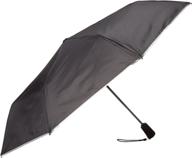 ☔ smokey silver strong & compact umbrella - ultimate weather protection! logo