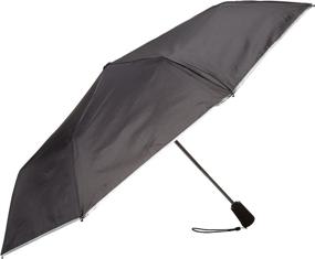 img 3 attached to ☔ Smokey Silver Strong & Compact Umbrella - Ultimate Weather Protection!