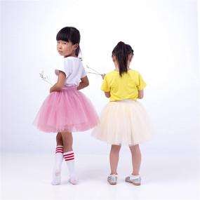 img 1 attached to Tulle Princess Girls' Layered Skirt - Ideal Clothing for Skirts & Skorts