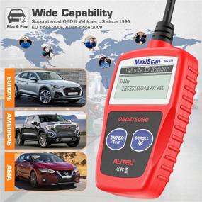 img 2 attached to 🔍 Autel MS309 OBD2 Scanner: Check Engine Fault Code Reader with Freeze Frame Data, Clear Codes, I/M Readiness, CAN Diagnostic Scan Tool