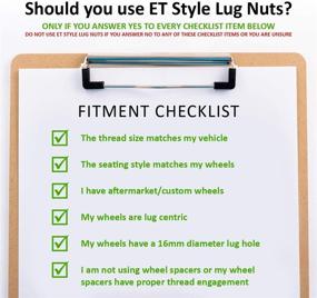 img 2 attached to 🔧 Премиум набор из 16 закрытых гаек ET Spline размером 12x1.5 из хромированной стали для алюминиевых колес после продажи.