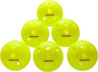 gamma sports indoor/outdoor pickleballs: high-vis optic green usapa approved balls & recreational two-tone balls – available in 3, 6, 12, 30, or 60 packs логотип