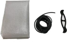 img 1 attached to 🐠 Far Edge Aquatics Clear Mesh Netting Screen Kit: Ensuring Optimal Aquarium Safety and Visibility