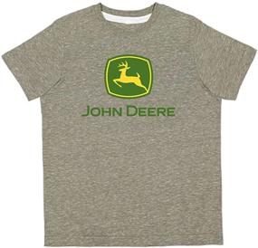 img 1 attached to SEO-Optimized: John Deere Youth 👕 Short Sleeve Jersey Tee for Boys