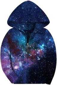 img 4 attached to SAYM Galaxy Jackets Fleece Hooded Boys' Clothing : Fashion Hoodies & Sweatshirts