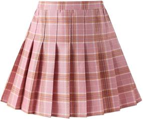 img 4 attached to 👧 Pleated School Girls' Clothing, Toddlers to Little Kids, Ages 1-11, Size 150