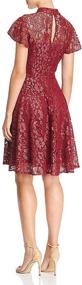 img 1 attached to Betsey Johnson Womens Sleeve Burgundy