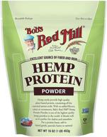 протеиновый порошок bob's red mill hemp, 16 унций - упаковка с застежкой-молнией - 2 штуки логотип