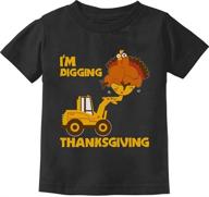 🦃 thanksgiving shirt for toddlers and kids: turkey tractor edition logo