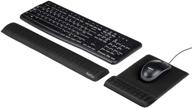 🖥️ подставка для запястий клавиатуры и геймерская мышь aelfox memory foam с опорой для запястья - эргономичные аксессуары для офиса и игр на ноутбуке, настольном компьютере и клавиатуре. логотип