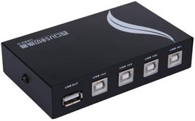 img 2 attached to 🖨️ Four Port USB Printer Share Sharing Switch Hub - Findway MT-1A4B-CF