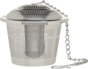 img 4 attached to ☕ HIC Harold Import Co. Large Barrel Extra Fine Loose Tea Infuser 2-Inch - Silver