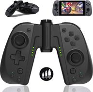 🎮 enhanced tutuo wireless controller for nintendo switch/switch lite - programmable macros, turbo, motion control & dual shock (black) logo