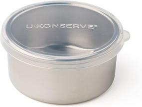 img 3 attached to 🍱 U-Konserve 9oz Stainless Steel Round Lunch Container - Leak Proof & Airtight - Dishwasher Safe - Plastic Free