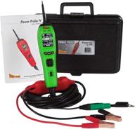 green power probe iv with case and accessories - pp405as: multi-function car diagnostic test tool with digital volt meter, acdc current, resistance, circuit and fuel injector tester logo