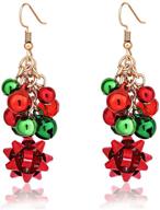 xocartige christmas earrings festive clause logo