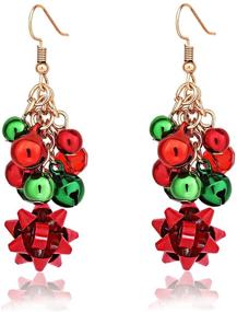 img 4 attached to XOCARTIGE Christmas Earrings Festive Clause