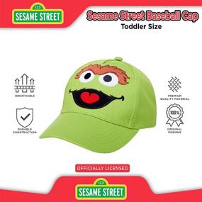 img 1 attached to 🧢 Sesame Street Toddler Cotton Baseball Boys' Hats & Caps: The Perfect Accessories