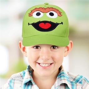 img 3 attached to 🧢 Sesame Street Toddler Cotton Baseball Boys' Hats & Caps: The Perfect Accessories