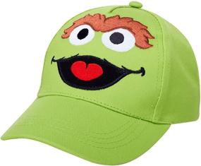 img 4 attached to 🧢 Sesame Street Toddler Cotton Baseball Boys' Hats & Caps: The Perfect Accessories