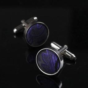 img 3 attached to 👔 Stylish Dan Smith Polyester Bridegrooms Cufflinks: Elevate Your Wedding Attire