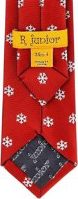 img 1 attached to 🎄 Retreez Christmas Snowflakes Microfiber Pre Tied Boys' Neckties - Festive Accessories for a Stylish Holiday Look