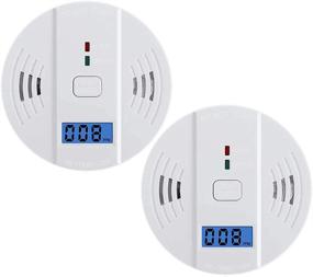 img 4 attached to 🔥 UL 2034 Compliant Carbon Monoxide Detector Alarm - 2-Pack, Digital Display, Beep Warning for Home, Office, Kitchen, Garage, and More by GLBSUNION