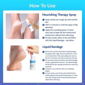 img 1 attached to 👣 Recuren Plus: Fast-acting Cracked Feet & Hands Treatment – Nourishing Therapy Spray & Liquid Bandage Set for Dry Rough Calluses, Split Skin – Deep Moisturizing & Rapid Crack Repair