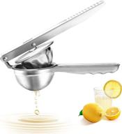 🍋 delihom stainless steel citrus juicer press: heavy duty manual lemon squeezer for oranges, lemons, citrus, limes logo