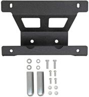 🚗 eag rear spare tire license plate relocation bracket: perfect fit for 2007-2018 wrangler jk logo