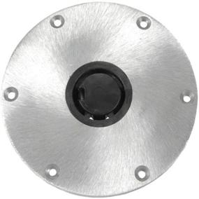 img 1 attached to ⚓️ Springfield Marine 9" Round Aluminum Base for Plug-in Posts (1300750-1) - Top-Notch Stability and Durability