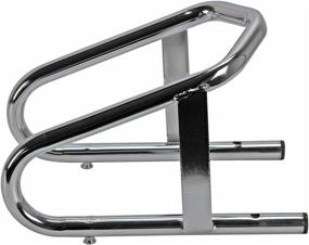 img 1 attached to 🛵 Deluxe Chrome Motorcycle Wheel Chock - Extreme Max 5001.5763 - 5.5 Inches Wide