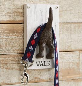 img 1 attached to 🐶 Mud Pie Dog Leash Hook Hanger - Novelty Design