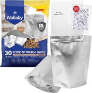 wallaby 1 gallon gusset mylar bundle logo