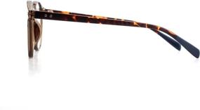 img 1 attached to 👓 Doerr Blue Light Glasses with Transition Lenses, UV Protection, and Stylish Brown/Tortoise Frames