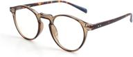 👓 doerr blue light glasses with transition lenses, uv protection, and stylish brown/tortoise frames logo