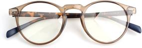 img 3 attached to 👓 Doerr Blue Light Glasses with Transition Lenses, UV Protection, and Stylish Brown/Tortoise Frames