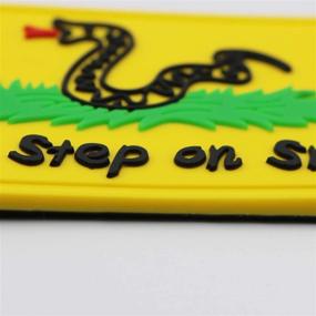 img 2 attached to 🐍 No Step On Snek Tactical PVC Patch - Hook-Back Adhesion (Yellow) for Sew On Patches