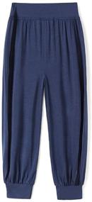 img 3 attached to 👖 Black Baggy Casual Trousers for Boys - AvaCostume Boys' Clothing in Pants