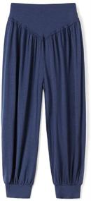 img 4 attached to 👖 Black Baggy Casual Trousers for Boys - AvaCostume Boys' Clothing in Pants