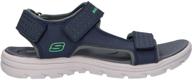 👟 skechers supreme river blast sneaker: premium medium boys' shoe for active style logo