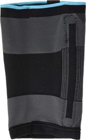 img 2 attached to 🏋️ DonJoy Advantage Deluxe Elastic Knee Brace for Sprains, Strains, Swelling, Soreness, Arthritis, Knee Cap Support - Black, Large (15-17 inches)