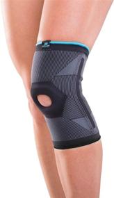 img 1 attached to 🏋️ DonJoy Advantage Deluxe Elastic Knee Brace for Sprains, Strains, Swelling, Soreness, Arthritis, Knee Cap Support - Black, Large (15-17 inches)