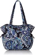 стильные и устойчивые: женские сумки и кошельки vera bradley recycled satchel medallion логотип